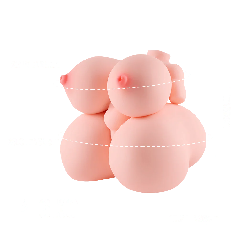 Aby Huge Tits Big Ass BBW Sex Torso Male Masturbator 10.14lbs
