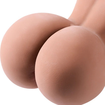 Tan Lucy Realistic Torso Sex Doll Fuckable Tits Sex Toy 8.8lb