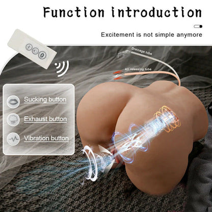 Agatha Sucking Vibrating Torso Sex Doll 13.45LB