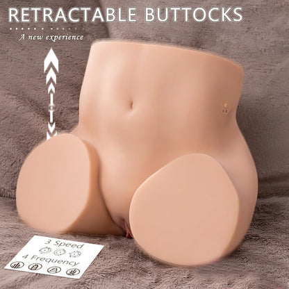 Ethel Ultra-real Telescopic Sucking Doggy Style BBW Big Booty Sex Doll 25.57LB