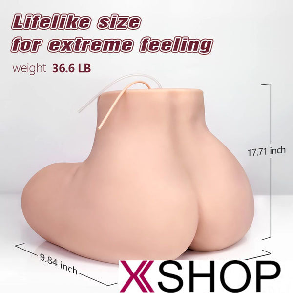 Ingrid Sucking Vibrating Big Booty Robot Sex Doll 36.6LB