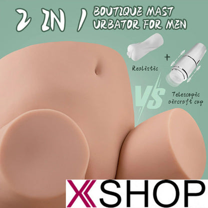 Kama Realistic Automatic Sucking Vibrating Big Ass Sex Torso 35.7LB