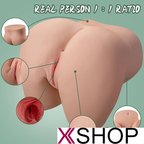 Kama Realistic Automatic Sucking Vibrating Big Ass Sex Torso 35.7LB