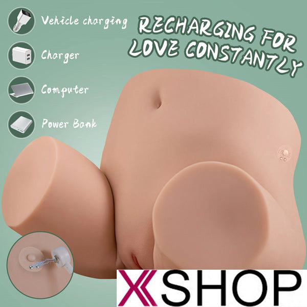 Kama Realistic Automatic Sucking Vibrating Big Ass Sex Torso 35.7LB