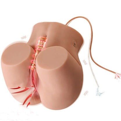 Breeze Auto-Sucking Vibrating Big Ass Sex Doll Torso 24.25 LB