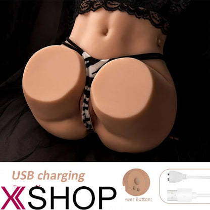 Minian Vibrating Sucking Torso Sex Doll 13.22 LB