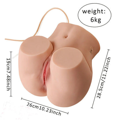 Minian Vibrating Sucking Torso Sex Doll 13.22 LB