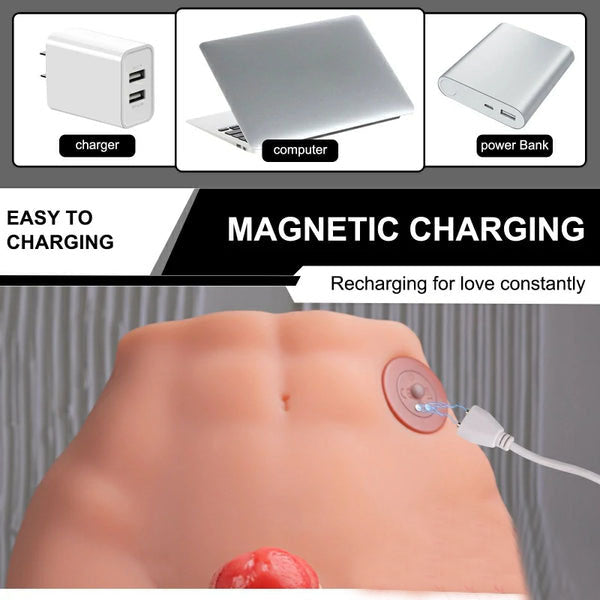 Peel Automatic Thrusting Vibrating Sex Doll With 6.69″ Penis 9.56LB