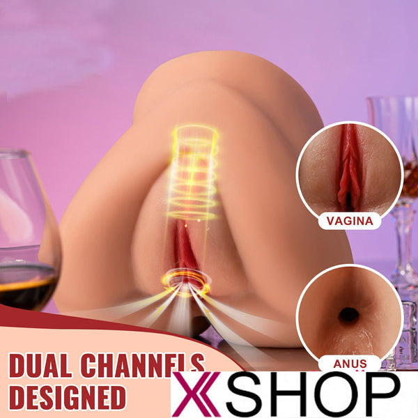 Ray Vibrating Pink Pussy Ass Sex Doll Torso 5.73LB