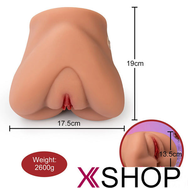 Ray Vibrating Pink Pussy Ass Sex Doll Torso 5.73LB