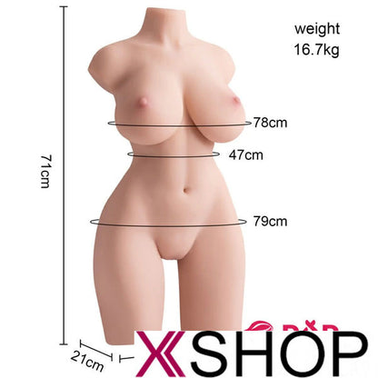Tidy Automatic Telescopic Thrusting Sex Doll Torso 36.81LB