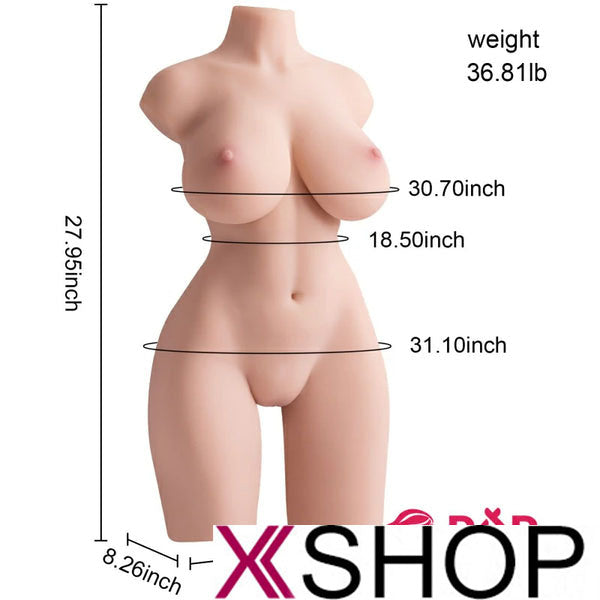 Tidy Automatic Telescopic Thrusting Sex Doll Torso 36.81LB