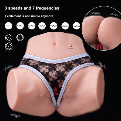 Tracy Lifelike Vibrating Ass Torso Sex Doll 6.39LB